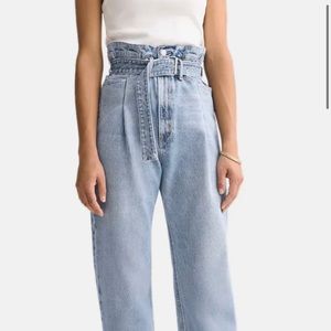 Never Worn Agolde Paper bag Jeans